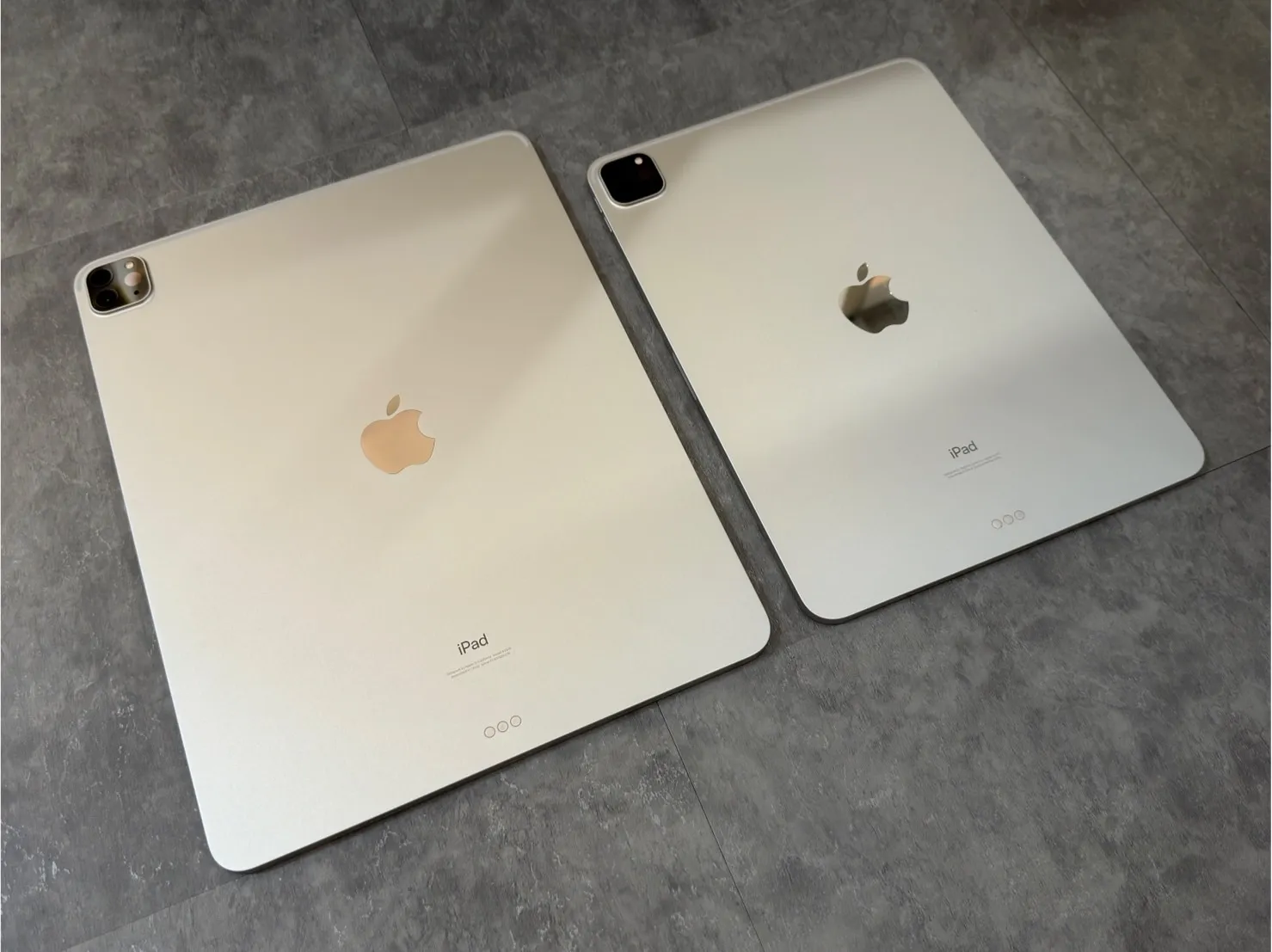M1 iPad Pro 12.9インチ シルバーモデルの外観